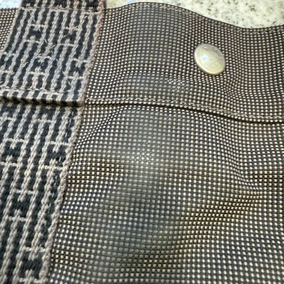 Hermes Vintage Tote Bag in Brown and Black